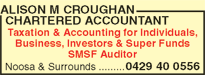 Alison M Croughan Chartered Accountant - Melbourne Accountant 1