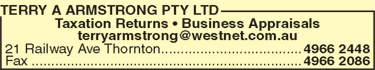 Terry A Armstrong Pty Ltd - Melbourne Accountant 2