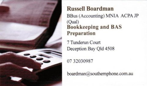 Russell Boardman Bookkeeping & BAS Preparation - Melbourne Accountant 0